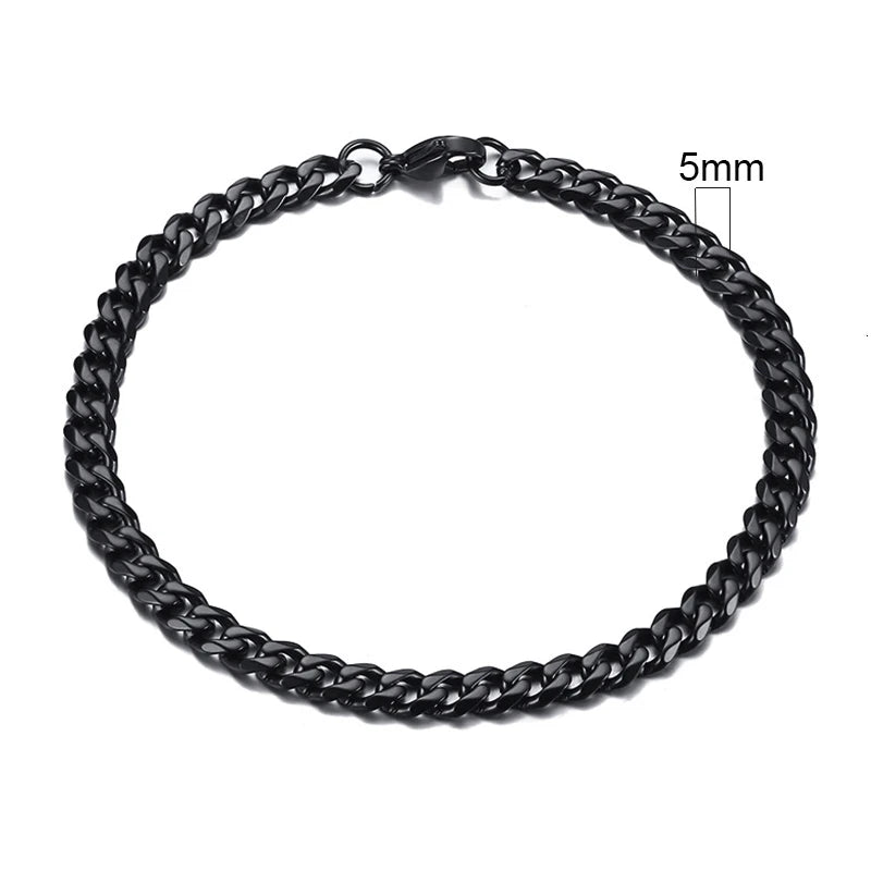 Chunky Curb Chain Bracelet 11mm — Stainless Steel