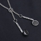 Fashion Vintage Charm Razor Blades Necklaces Men Jewelry Hip Hop Bergamot Pendant for Men