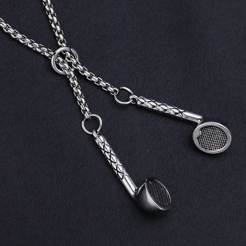 Fashion Vintage Charm Razor Blades Necklaces Men Jewelry Hip Hop Bergamot Pendant for Men