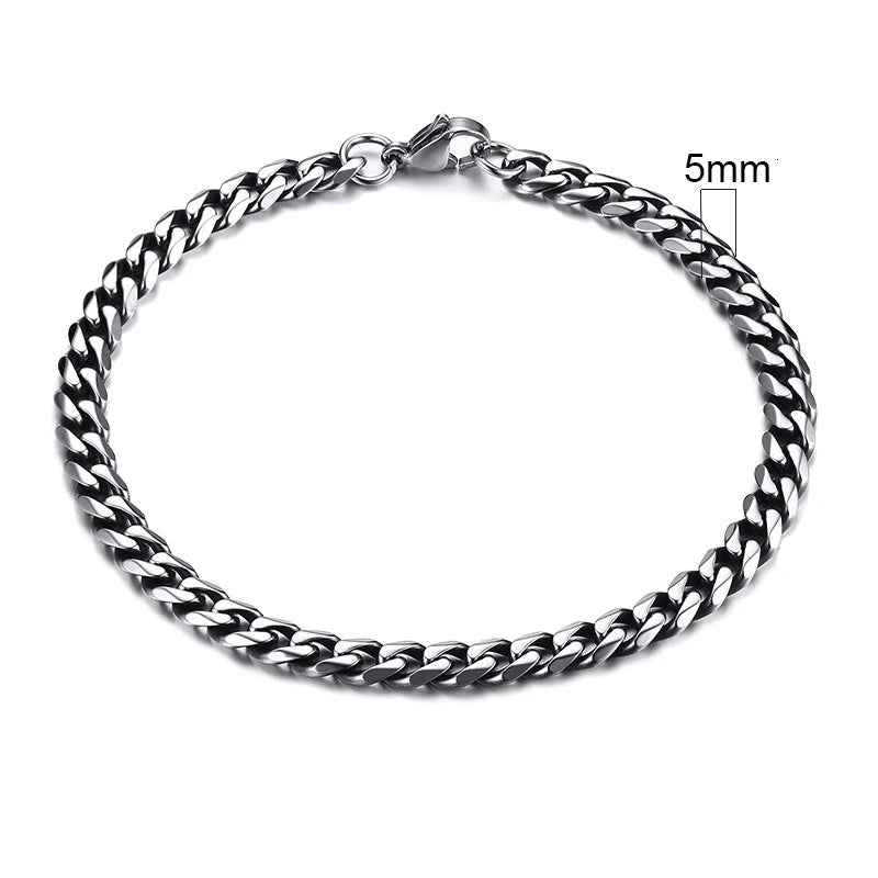 Chunky Curb Chain Bracelet 11mm — Stainless Steel