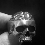 Punk Rock Skull Biker Ring — Stainless Steel