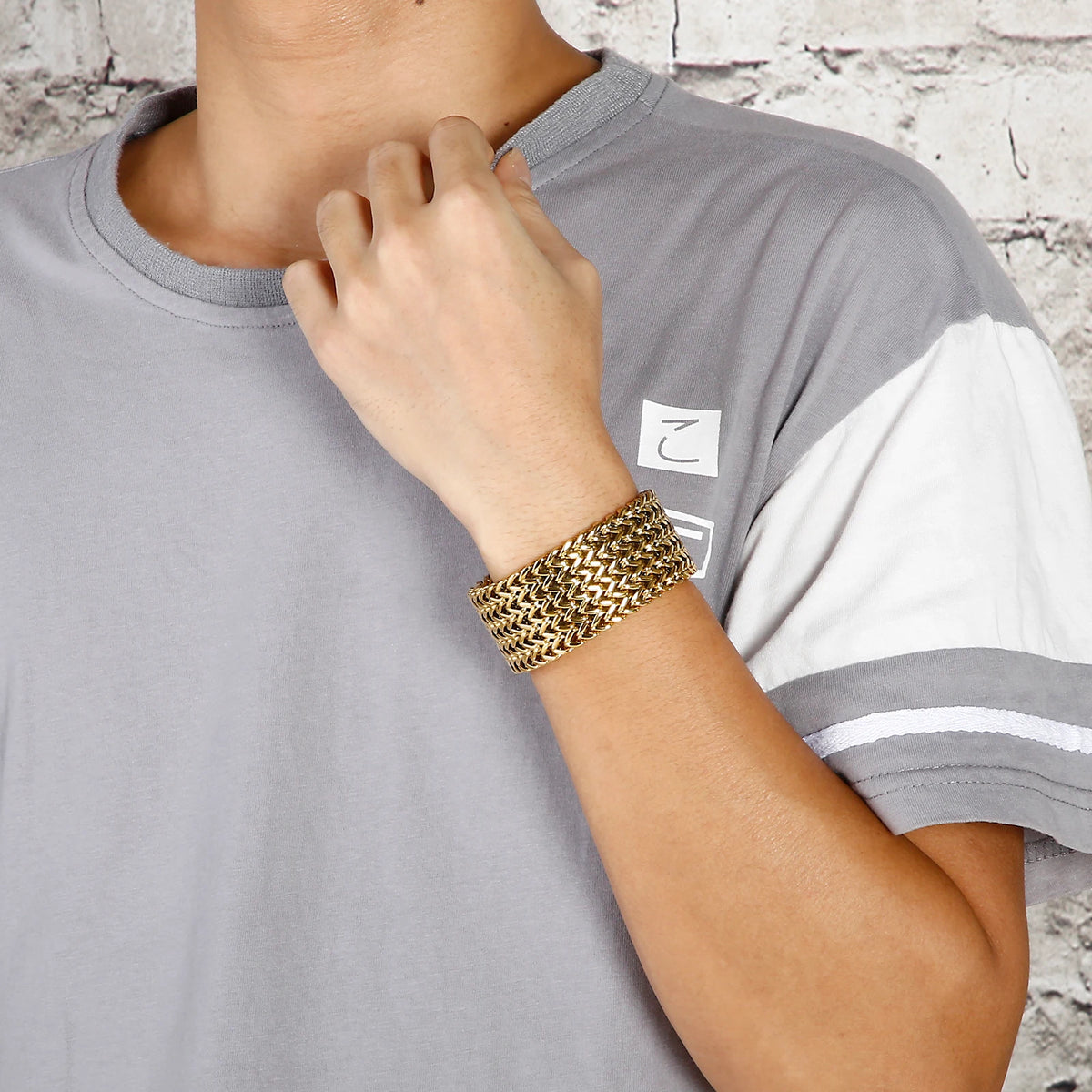 12/18/30mm Wide Mesh Chain Stainless Steel Bracelet for Men Shiny Rock Cool Boy Wristband Heavy Metal Jewelry Gift