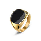 Smooth Signet Ring — Stainless Steel
