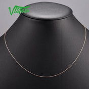 Gold-Tone Chain Necklace 42cm — Fine Jewelry Stainless Steel