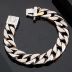 Men's Bracelets Bangles Factory Gold Color Sheep Head Bracelet For Man 316L Stainless Steel On Hand Chain Bands Hiphop