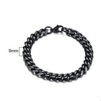 Cuban Curb Chain Bracelet — Stainless Steel