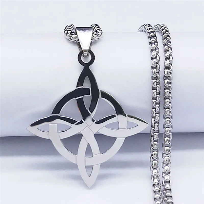 Knot Gold Chain Witchcraft Witch's Geometry Long
