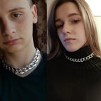 Statement Stainless Steel Pendant Necklace