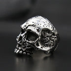 Gothic 316L Stainless Steel Skull Ring Jewelry Punk Retro Skull Biker Ring For Men Dropshipping Store