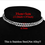 Statement Stainless Steel Pendant Necklace