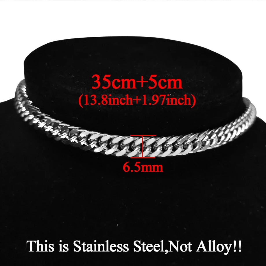 Statement Stainless Steel Pendant Necklace