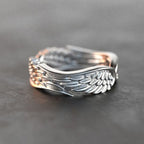 NEW Charm Women Wings Rings Metal Silver Color Romantic Girl Gift Pterodactyl Ring for Party Ladies Fashion Men Jewelry