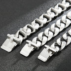 Massive Man Bracelet Men's Boys Matte 316l Stainless Steel 20MM Width Link Chain Bangle Man Wrist Bracelets On Hand