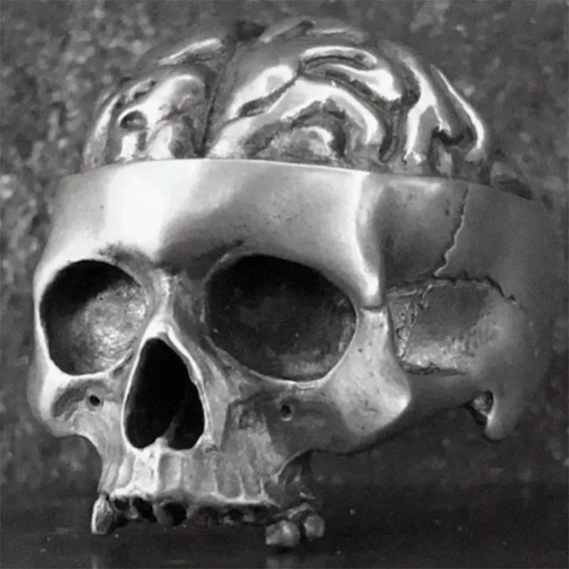 Punk Rock Skull Biker Ring — Stainless Steel