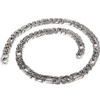10MM Wide 316L Stainless Steel Chain Necklace For Man Male Chokers Length Adjustable Fashion Men's Viking Jewellery