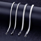 Snake Chain Necklace — 316L Stainless Steel