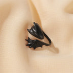 NEW Charm Women Wings Rings Metal Silver Color Romantic Girl Gift Pterodactyl Ring for Party Ladies Fashion Men Jewelry