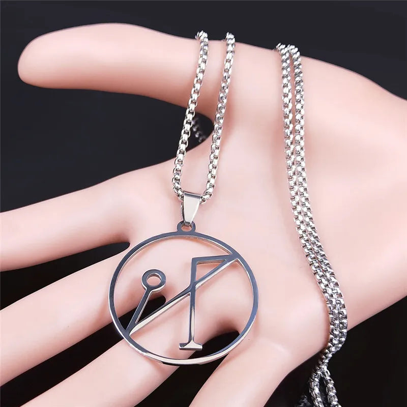 Archangel Michael Sigil Necklace — Silver
