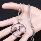 Archangel Michael Sigil Necklace — Silver