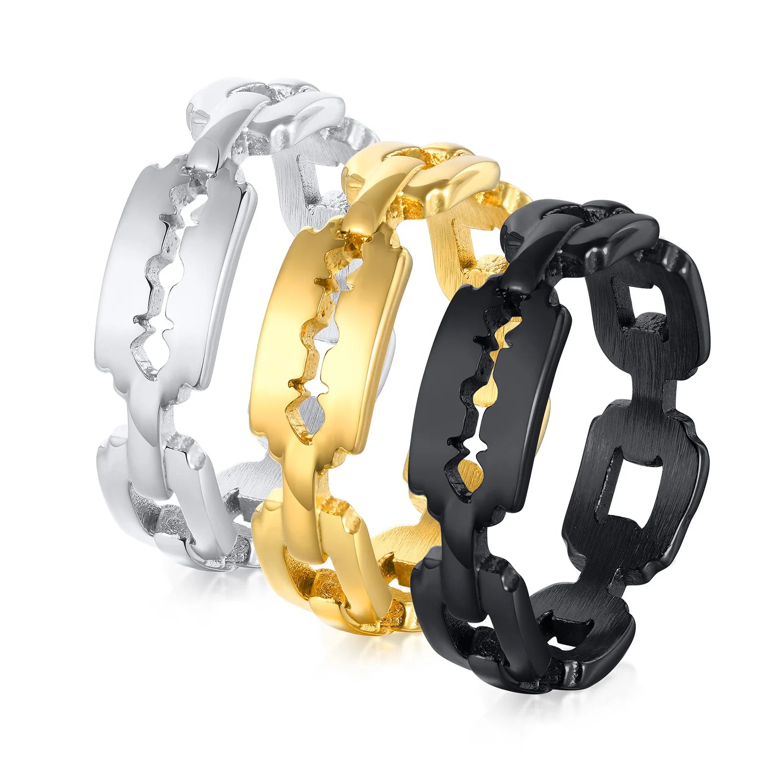 Razor Blade Ring — Stainless Steel