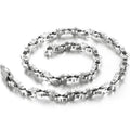 11MM Thick Black Stainless Steel Chains Necklaces for Man 63CM 24.8" Heavy Metal Link Chain Necklace For Men Mens