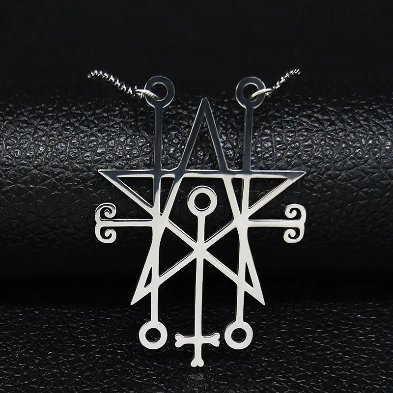 Astaroth Sigil Pendant — Stainless Steel
