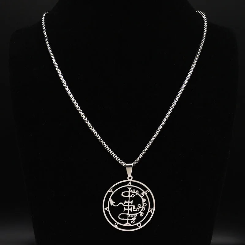 Sigil de Lucifer Baphomet Necklace — SS
