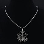 Sigil de Lucifer Ose Necklace — Stainless