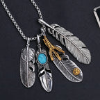 Fashion Vintage Charm Razor Blades Necklaces Men Jewelry Hip Hop Bergamot Pendant for Men
