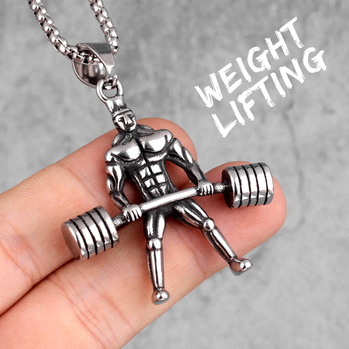 Fitness Gym Bodybuilding Boxing Gloves Stainless Steel Men Necklaces Pendants Chain for Boyfriend Male Jewelry Gift