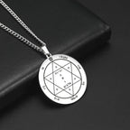 King Solomon Mars Pentacle Amulet — Stainless Steel