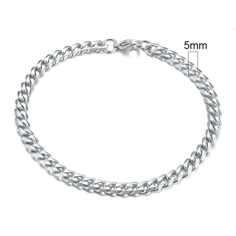 Chunky Curb Chain Bracelet 11mm — Stainless Steel