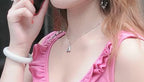 Chinese style Vintage Women's 925 Silver Necklace-Buddha Pendant Solid Silver O Chain Clavicle Necklace Collar Charm Jewelry