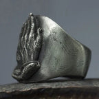 Virgin Mary Praying Hands Ring for Men — Vintage Religious Band