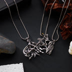 Angel Wings Pendant Necklace — Gold Retro