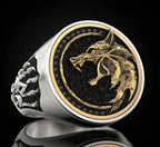 Viking Wolf Claw Warrior Ring — Two-Tone