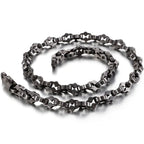 11MM Thick Black Stainless Steel Chains Necklaces for Man 63CM 24.8" Heavy Metal Link Chain Necklace For Men Mens