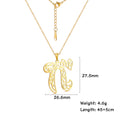Likgreat Chai Amulet Women Men Pendant Necklaces Stainless Steel Gold Plated Jewelry Kabbalah Jewish Judaica of Charity Fortune