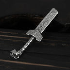 Broken Sword Pendant Necklace — Stainless Steel