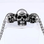 Unique Skull Pendant Necklace — Stainless Steel