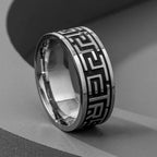 Vintage 316L Stainless Steel Ring for Men And Women Never Fade Power Lucky Mantra Ring