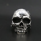 Gothic 316L Stainless Steel Skull Ring Jewelry Punk Retro Skull Biker Ring For Men Dropshipping Store