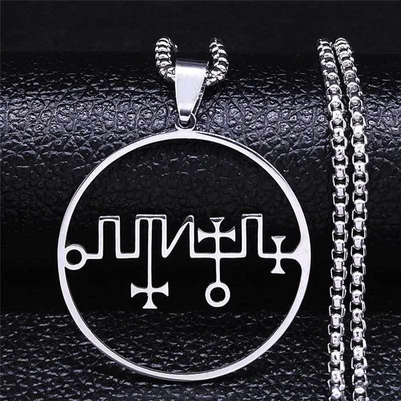 Dagon Sigil Pendant Necklace — Silver