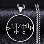Dagon Sigil Pendant Necklace — Silver