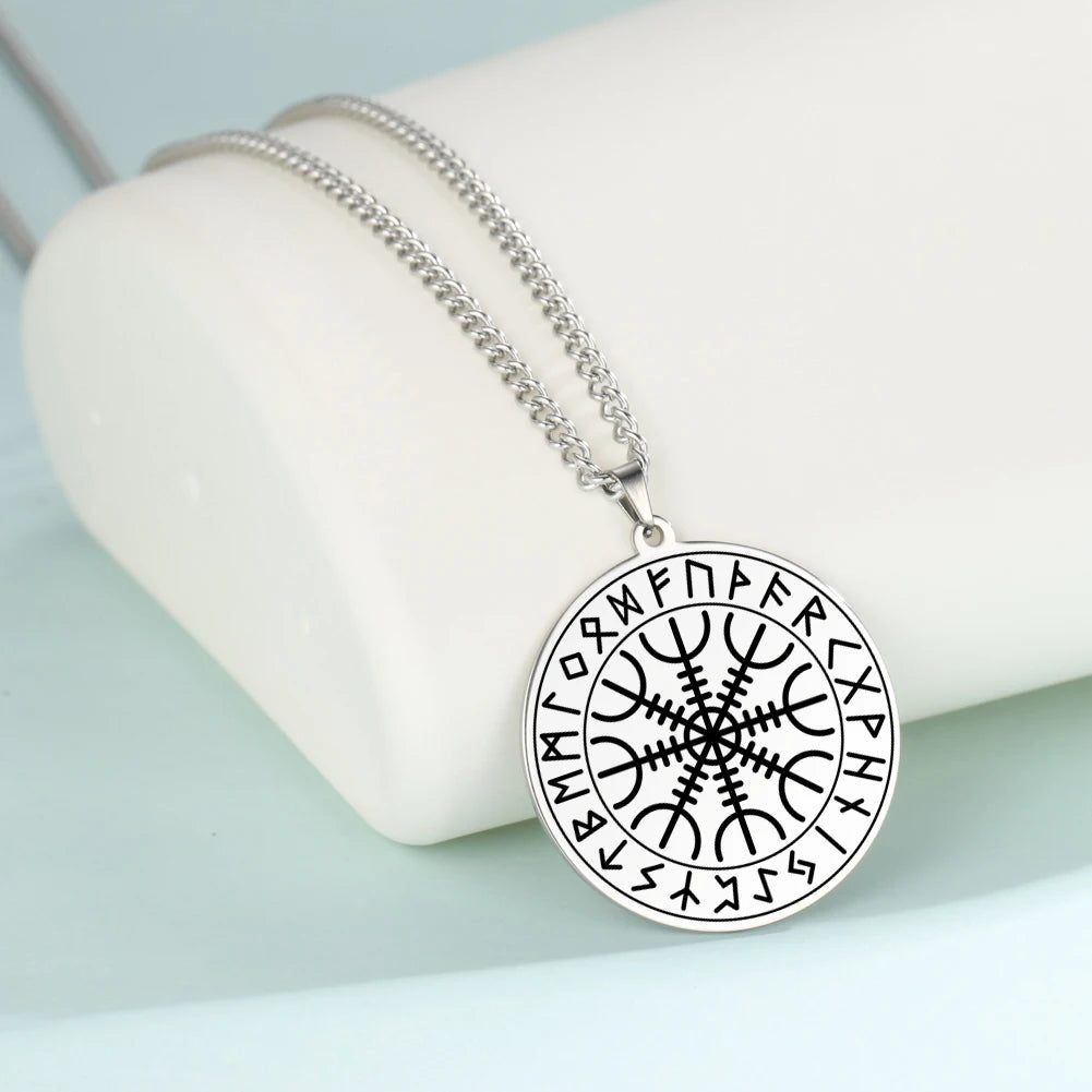 Archangel Sigil Pendant Necklace — Stainless Steel