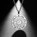 King Solomon Mars Pentacle Amulet — Stainless Steel