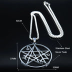 Necronomicon Satan Pendant Necklace — Stainless Steel