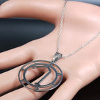 Angel Raphael Pendant Necklace — Stainless Steel