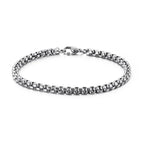 Minimalist 3/4/5/6/7mm Cuba Chain Bracelet Homme 100% Stainless Steel Braslet Punk Link Braclet Gift For Him Pulseiras