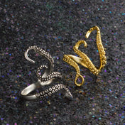 Octopus Tentacle Wrap Finger Ring — Adjustable